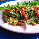 Green beans with sesame - video recipe Green beans with sesame